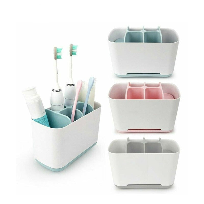 Toothbrush Toothpaste Holder Case Shaving Makeup Brush Electric Toothbrush Holder Organizer Stand Bathroom Accessories Box-Dollar Bargains Online Shopping Australia