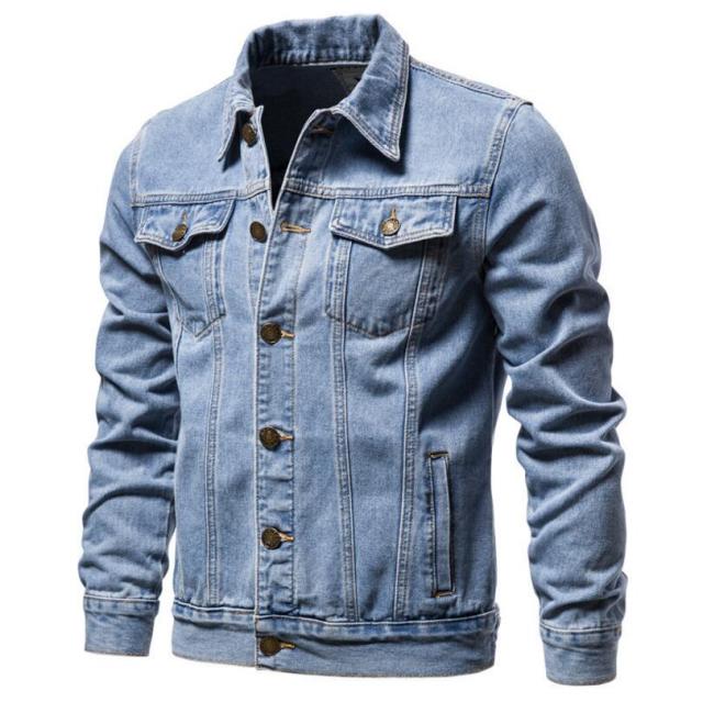 Men Denim Jackets Winter Fleece Blue Jeans Coats High Quality Male Thicker Warm Casual Coats Solid Classic Denim Jackets 6XL-Dollar Bargains Online Shopping Australia