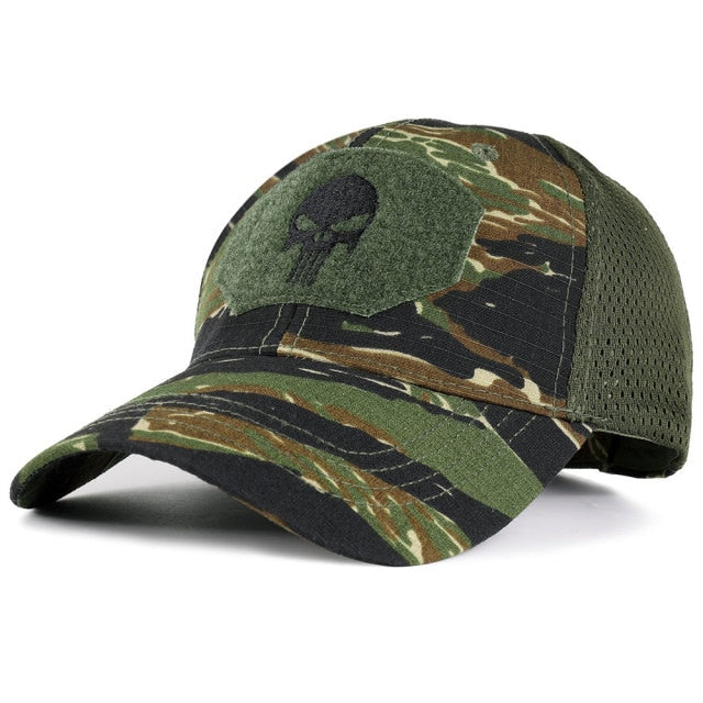 Outdoor Multicam Camouflage Adjustable Cap Mesh Tactical Military Army Airsoft Fishing Hunting Hiking Basketball Snapback Hat-Dollar Bargains Online Shopping Australia