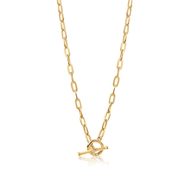 Gold Color Silver Color OT Buckle Pendant Necklaces For Women Luxury Evil Eye Charm Big Thick Chain Necklace Choker Jewelry-Dollar Bargains Online Shopping Australia