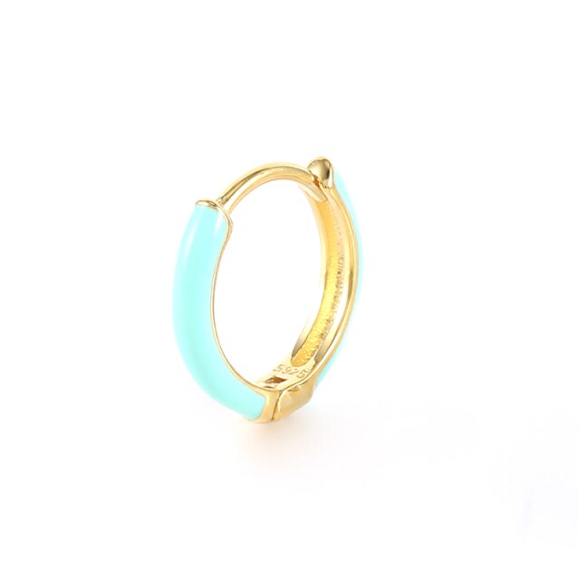 925 Sterling Silver Fashion Colored Enamel Heart Pendants Hoop Earrings For Women Cute Smiley Face Charm Drop Oil Earrings-Dollar Bargains Online Shopping Australia