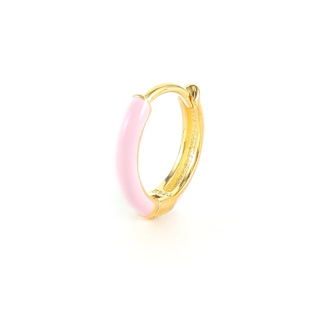 925 Sterling Silver Fashion Colored Enamel Heart Pendants Hoop Earrings For Women Cute Smiley Face Charm Drop Oil Earrings-Dollar Bargains Online Shopping Australia
