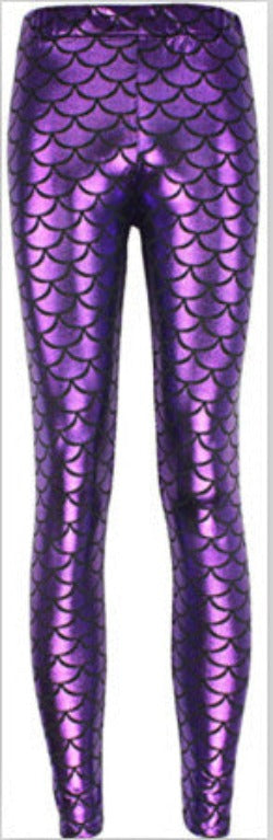 Summer style women's Scale leggings 10 color S-XL size Simulation mermaid pants Digital print colorful leggings-Dollar Bargains Online Shopping Australia