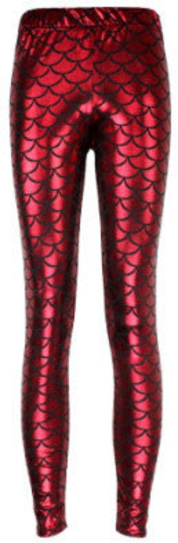 Summer style women's Scale leggings 10 color S-XL size Simulation mermaid pants Digital print colorful leggings-Dollar Bargains Online Shopping Australia