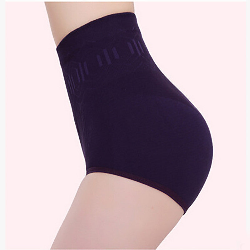 women solid high waist brief Girdle Body Shaper Underwear fashion ladies Pure Cutton Slim Tummy Knickers Pants Underwear-Dollar Bargains Online Shopping Australia