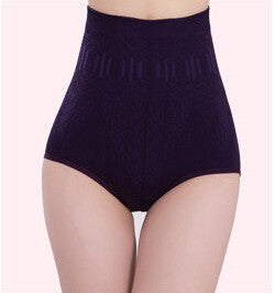 women solid high waist brief Girdle Body Shaper Underwear fashion ladies Pure Cutton Slim Tummy Knickers Pants Underwear-Dollar Bargains Online Shopping Australia