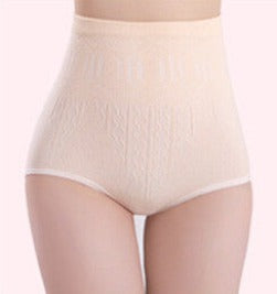 women solid high waist brief Girdle Body Shaper Underwear fashion ladies Pure Cutton Slim Tummy Knickers Pants Underwear-Dollar Bargains Online Shopping Australia