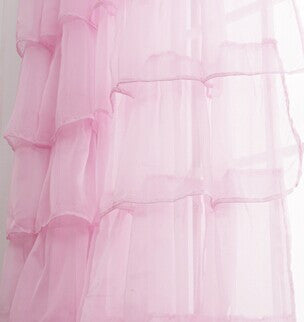 Ruffle Rod Pocket Organza Window Curtain For Living Room (One Panel)-Dollar Bargains Online Shopping Australia