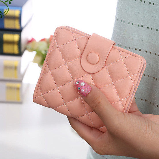 Korea Fashion high faux leather women wallets multi-cards position short hasp purse female XF212-Dollar Bargains Online Shopping Australia