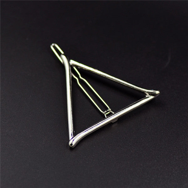 Vintage Gold/ Silver Color Metal Triangle Hairpin Girls' Hair Clips Women Fashion Hair Accessories-Dollar Bargains Online Shopping Australia