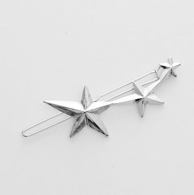 Vintage Gold/ Silver Color Metal Triangle Hairpin Girls' Hair Clips Women Fashion Hair Accessories-Dollar Bargains Online Shopping Australia