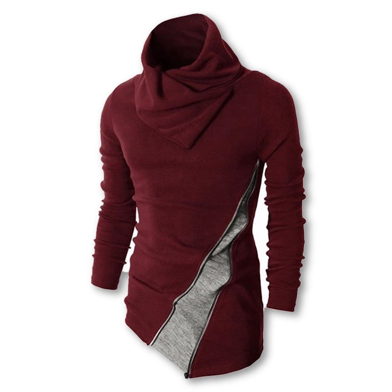 Jacket Collision Color Men 's Sweater Hedging Slim Men Turtleneck Pull Homme Cotton Men Clothing-Dollar Bargains Online Shopping Australia