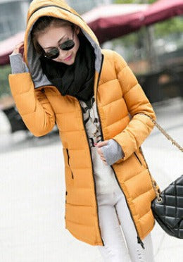 wadded jacket female women's winter jacket down cotton jacket slim parkas ladies coat plus size XS-XXL-Dollar Bargains Online Shopping Australia