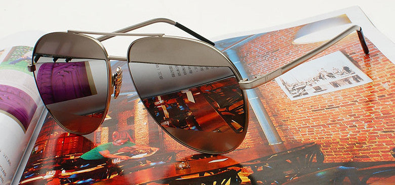 SPLIT Women Pilot Sunglasses Fashion Female Brand Designer Mirror Patchwork Sun Glasses Men Woman Aviation Sunglasses-Dollar Bargains Online Shopping Australia