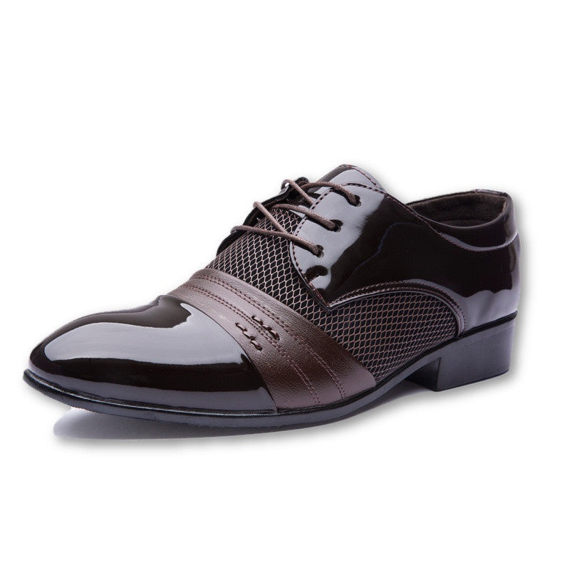 Classical Men Dress Flat Shoes Luxury Men's Business Oxfords Casual Shoe Black / Brown Leather Derby Shoes-Dollar Bargains Online Shopping Australia