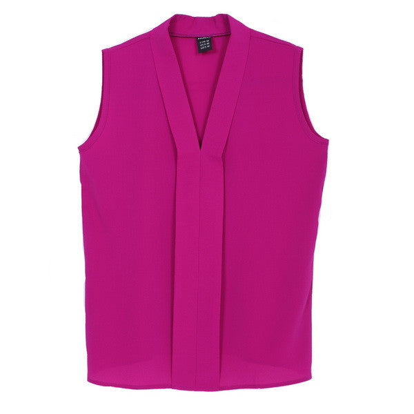Women plus size V neck summer blouses low cut sleeveless shirts European casual tops solid tee-Dollar Bargains Online Shopping Australia
