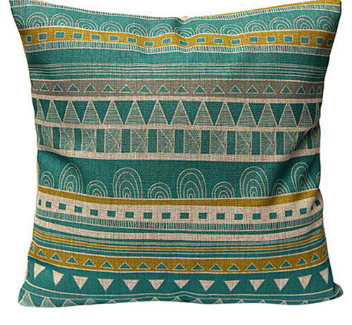 Vintage Geometric Flower Cotton Linen Throw Pillow Case Cushion Cover Home A6UL-Dollar Bargains Online Shopping Australia