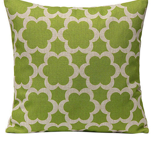 Vintage Geometric Flower Cotton Linen Throw Pillow Case Cushion Cover Home A6UL-Dollar Bargains Online Shopping Australia