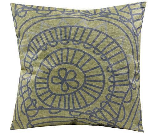 Vintage Geometric Flower Cotton Linen Throw Pillow Case Cushion Cover Home A6UL-Dollar Bargains Online Shopping Australia