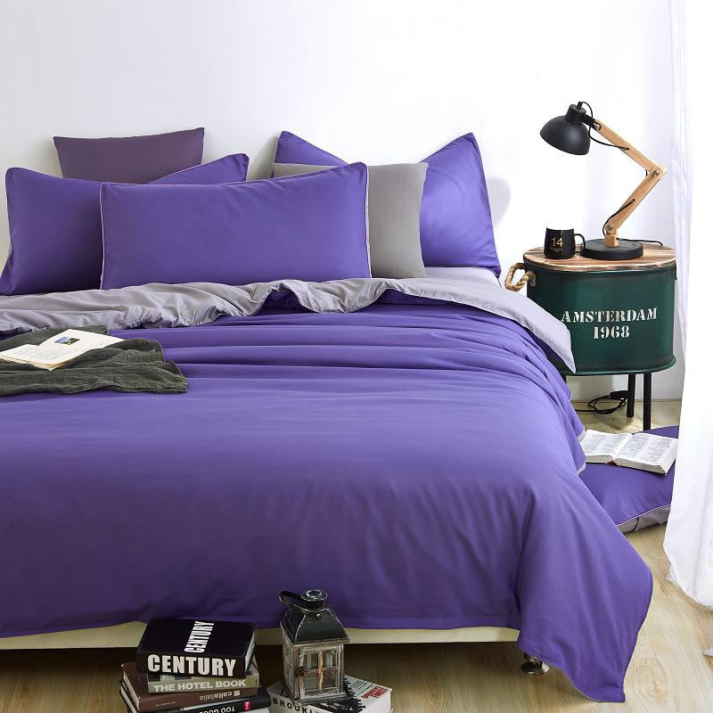 Home Textile,Reactive Print 3/4Pcs Bedding Sets Quilt Cover Bed Sheet Pillowcase,King Queen Full size,-Dollar Bargains Online Shopping Australia