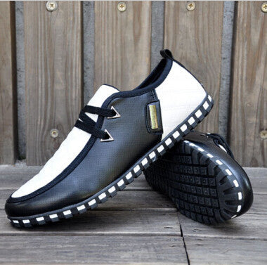 Autumn And Winter Fashion Men Shoes Casual Shoes Men Flats Shoes Men Lacing Cotton Padded Flats PU Plus Size-Dollar Bargains Online Shopping Australia