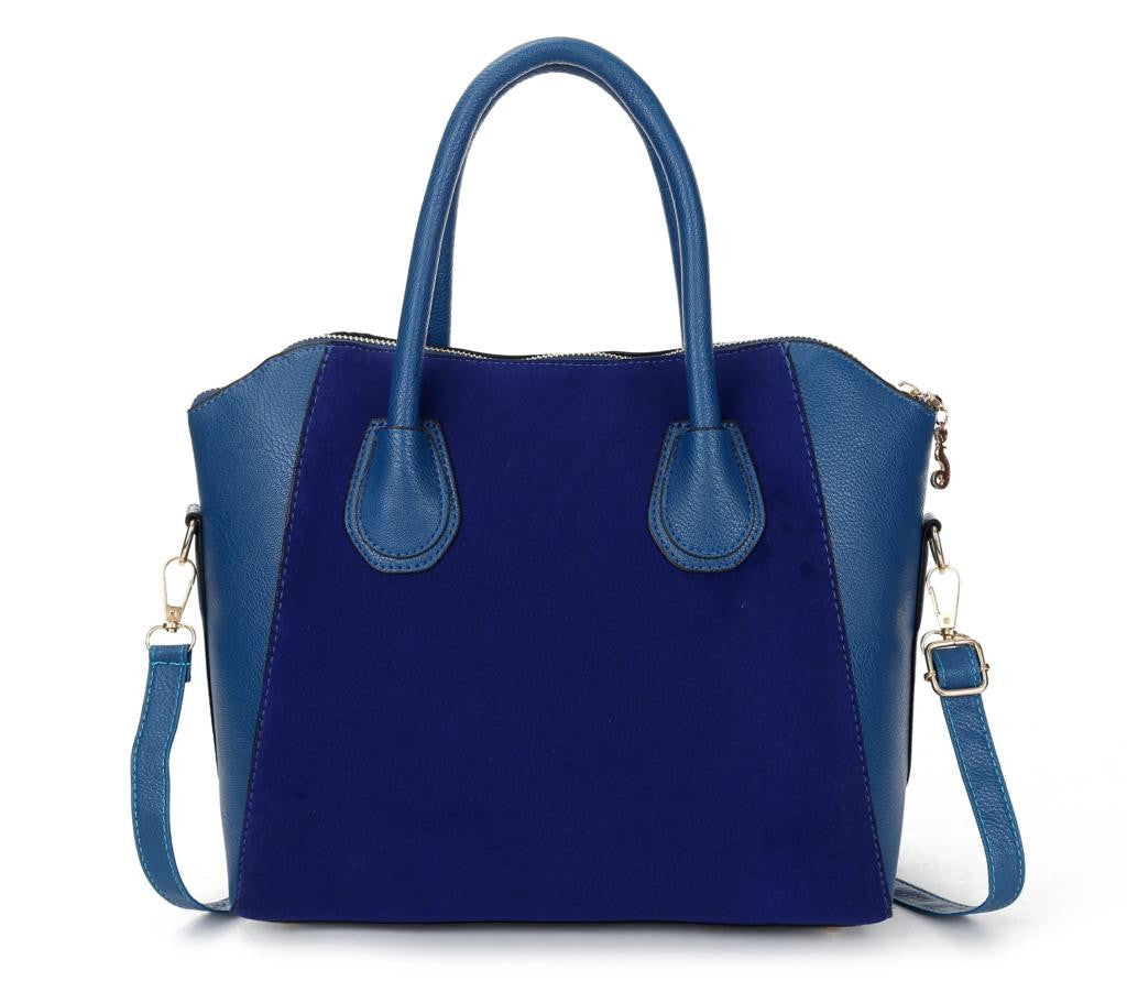 Bag fashion bags patchwork nubuck leather women's handbag smiley shoulder bags-Dollar Bargains Online Shopping Australia