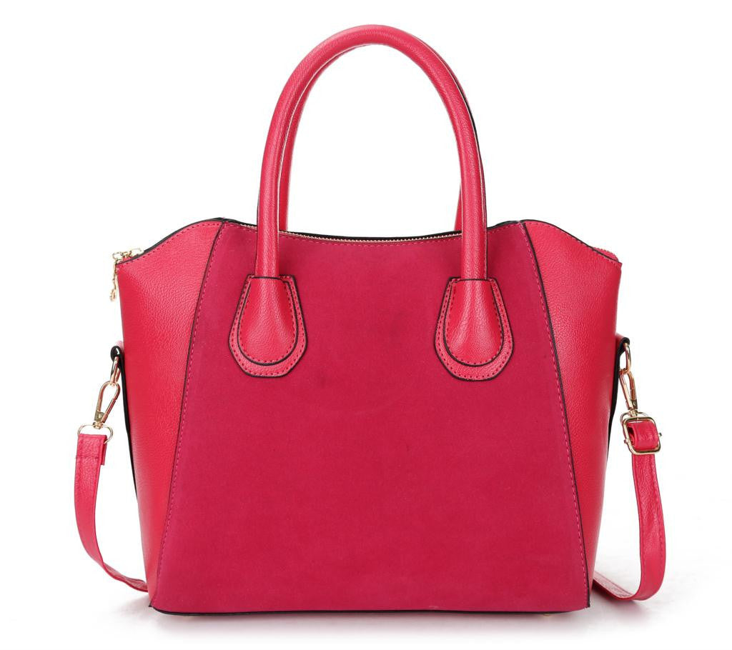 Bag fashion bags patchwork nubuck leather women's handbag smiley shoulder bags-Dollar Bargains Online Shopping Australia