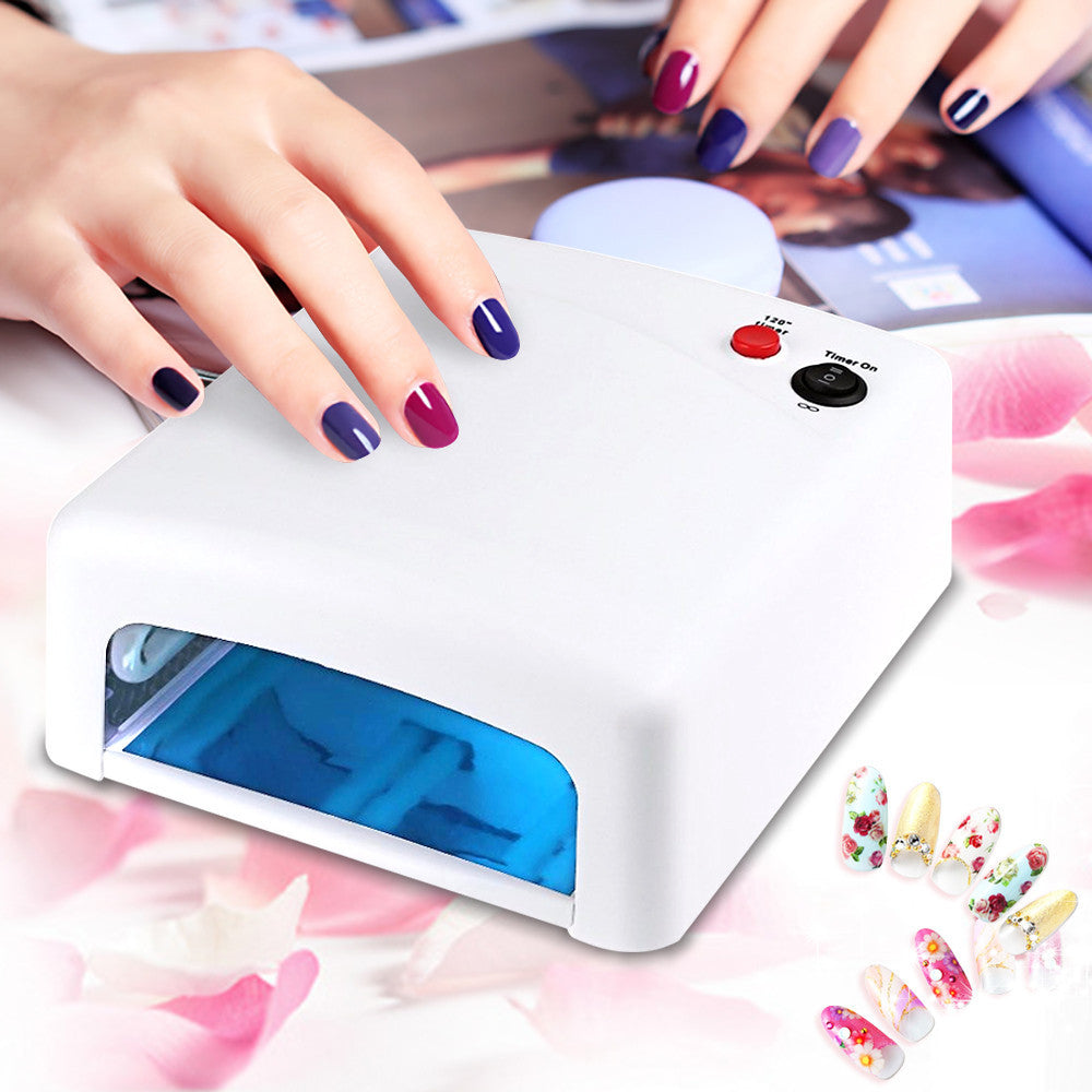 Professional Gel Nail Dryer High 36W UV Lamp 220V EU Plug Led Nail Lamp Curing Light Nail Art Dryer tools-Dollar Bargains Online Shopping Australia