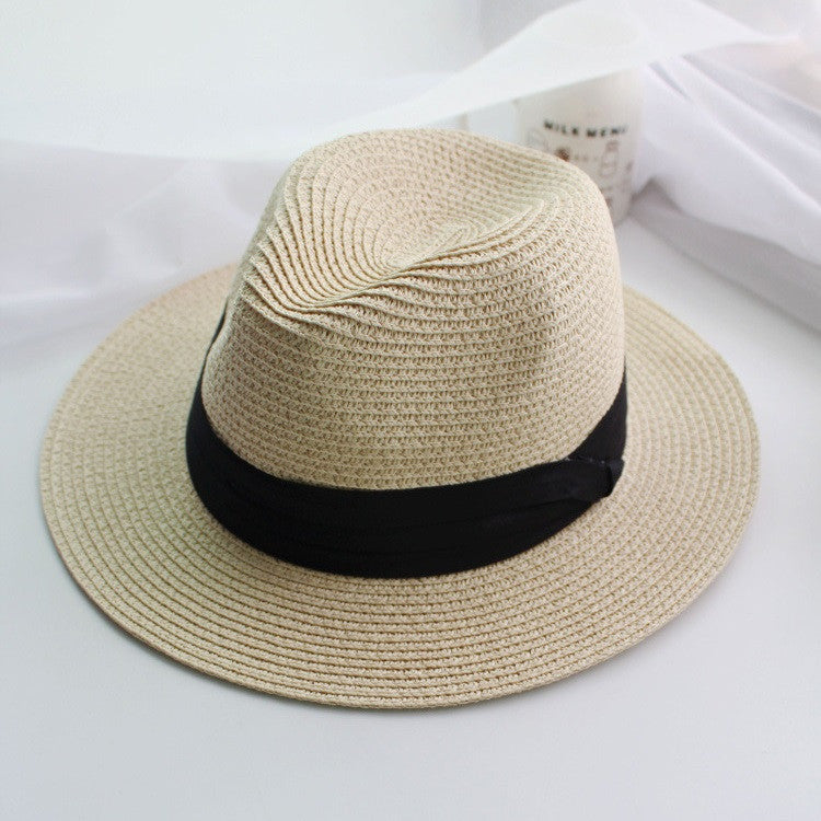 Summer Floppy Straw Beach Sun Hats For Women,Classic Wide Brim Panama Hat-Dollar Bargains Online Shopping Australia