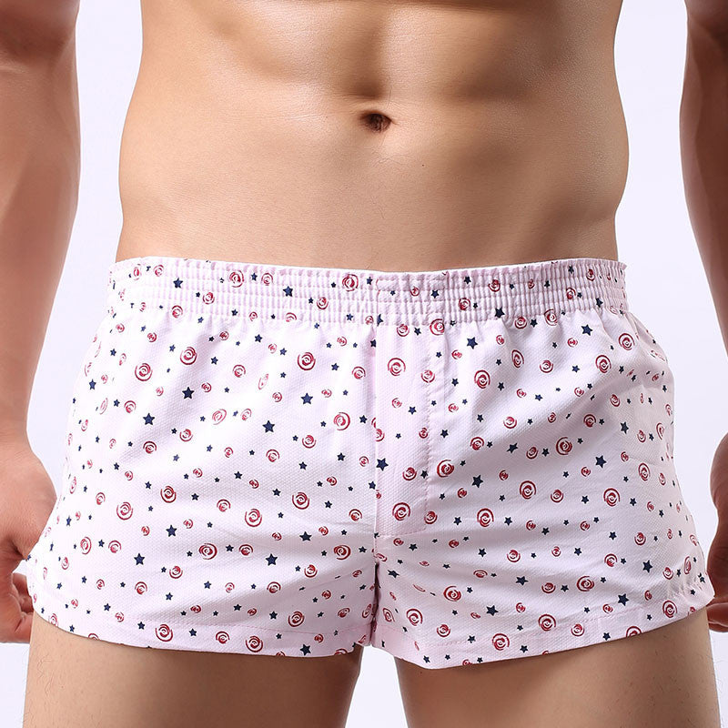 Men Underwear Boxer Shorts Trunks Slacks Cotton Men Boxer Shorts Underwear Printed Men Shorts Home Underpants std05-Dollar Bargains Online Shopping Australia