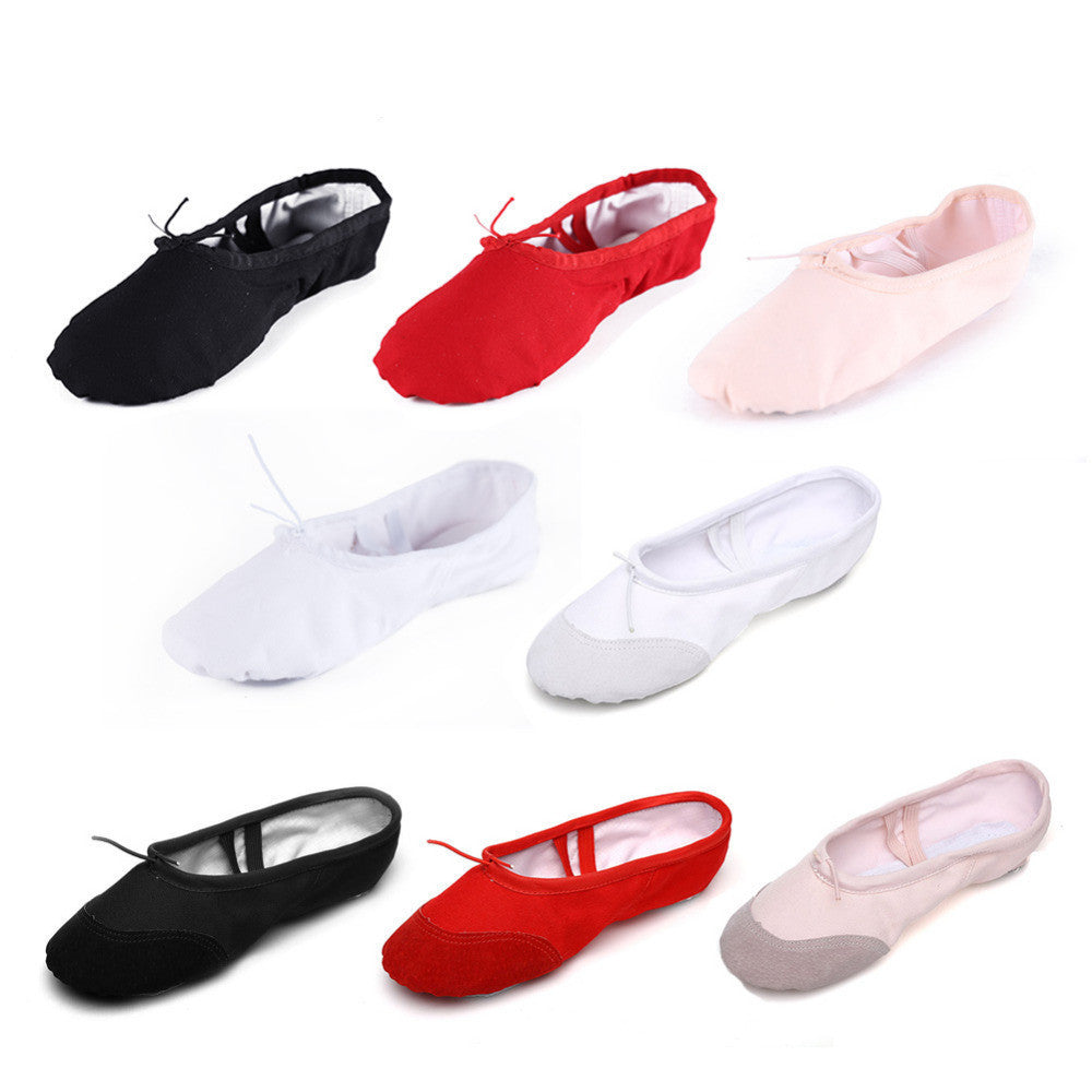 High Child Girl Women Soft split Sole Breathable leather tip Dance Ballet Shoes Comfortable Breathable Fitness-Dollar Bargains Online Shopping Australia