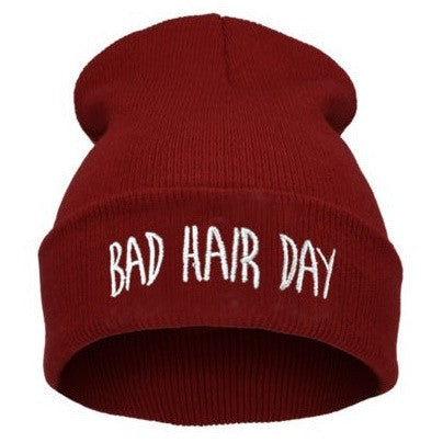 VOGUE Diamond bad hair day knit bonnet winter hat beanies for men women ski skullies-Dollar Bargains Online Shopping Australia