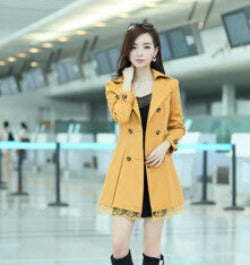 Trench Coat Spring Korean Large Code Lace Slim-Dollar Bargains Online Shopping Australia