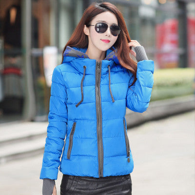 winter jacket women fashion slim short cotton-padded Hooded jacket parka female wadded jacket outerwear winter coat women-Dollar Bargains Online Shopping Australia