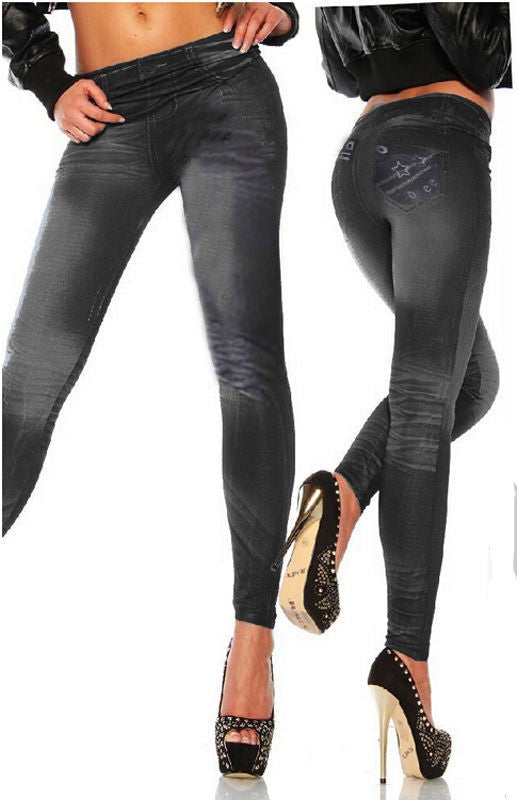 NEW Sexy Women Jean Skinny Jeggings Stretchy Slim Leggings Fashion Skinny Pants-Dollar Bargains Online Shopping Australia