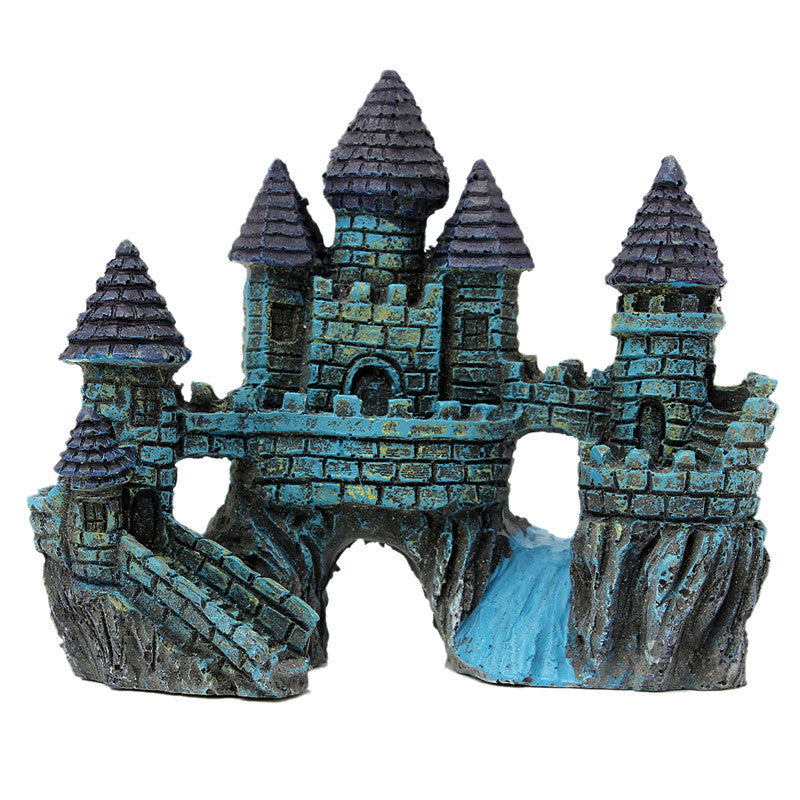 Aquariums Decorations Castle Tower Resin Cartoon Castle Ornaments Fish Tank Aquarium Decoration Accessories-Dollar Bargains Online Shopping Australia