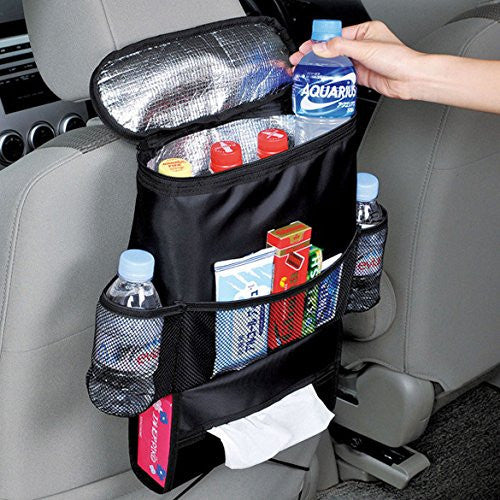 Car Seat Multifunction Car Back Cushion Vehicle Storage Bag Grocery Bags Black-Dollar Bargains Online Shopping Australia