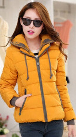 Fashion Women Winter Down jacket Big yards Thickening Super Warm Coats Hooded Jacket Splicing Slim Women Coat G1558-Dollar Bargains Online Shopping Australia