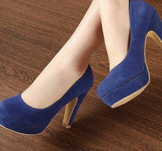 Pumps autumn thick heel shoes ol high-heeled shoes female the trend of ultra high heels female shoes-Dollar Bargains Online Shopping Australia