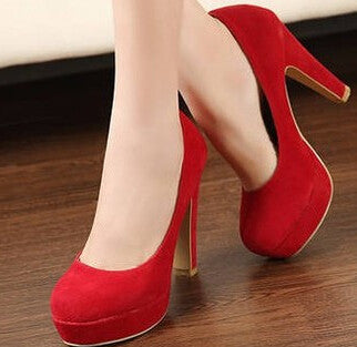 Pumps autumn thick heel shoes ol high-heeled shoes female the trend of ultra high heels female shoes-Dollar Bargains Online Shopping Australia