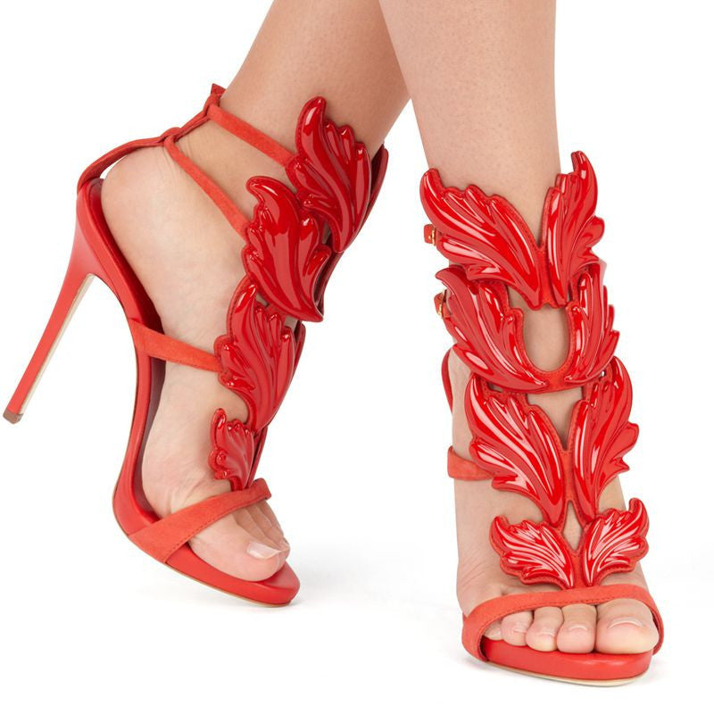 women shoes high heels sandal patent leather gladiator women pumps ladies stiletto party wedding shoes woman-Dollar Bargains Online Shopping Australia