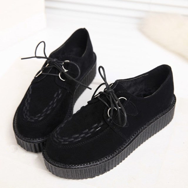 Creepers Shoes Woman plus size 35-41 platform Women Flats Shoes-Dollar Bargains Online Shopping Australia