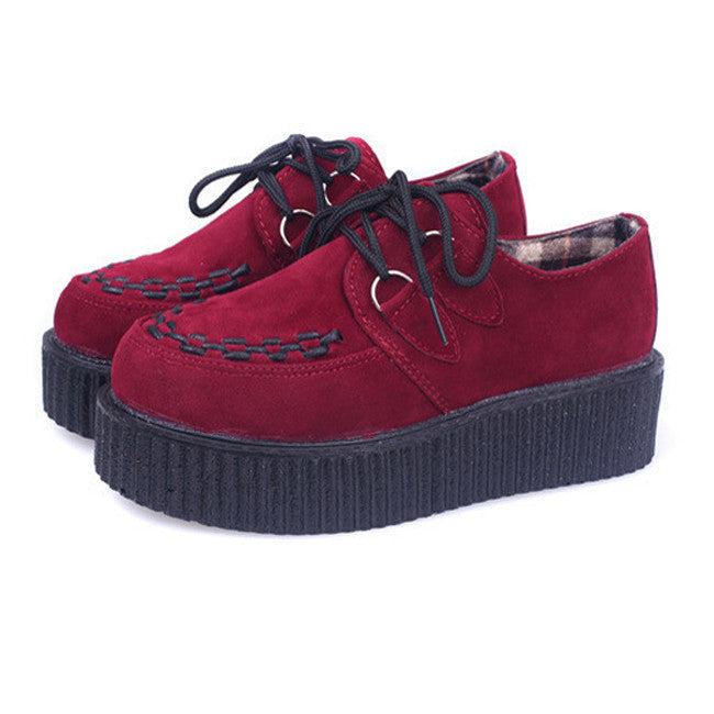 Creepers Shoes Woman plus size 35-41 platform Women Flats Shoes-Dollar Bargains Online Shopping Australia