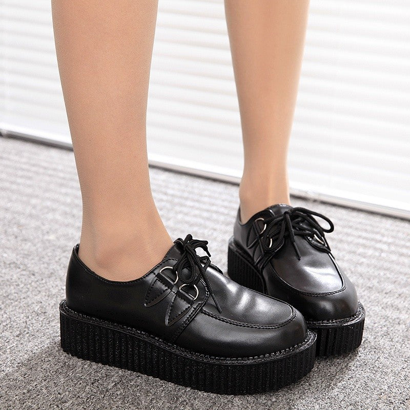 Creepers Shoes Woman plus size 35-41 platform Women Flats Shoes-Dollar Bargains Online Shopping Australia