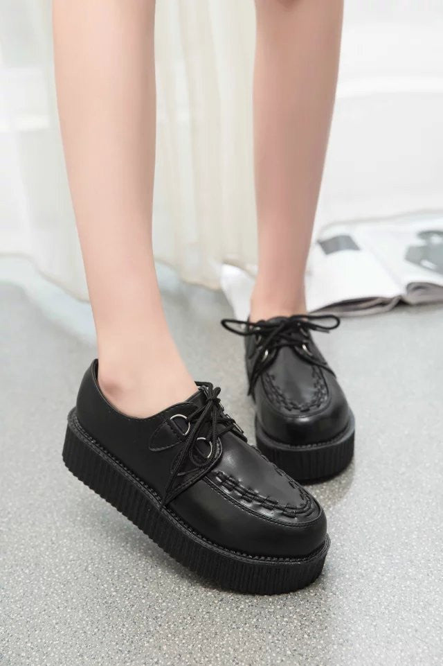 Creepers Shoes Woman plus size 35-41 platform Women Flats Shoes-Dollar Bargains Online Shopping Australia