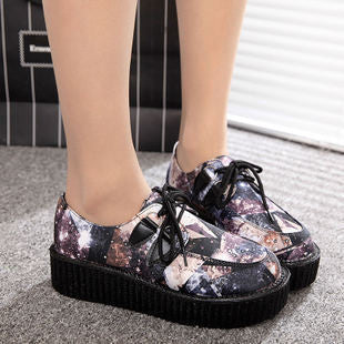 Creepers Shoes Woman plus size 35-41 platform Women Flats Shoes-Dollar Bargains Online Shopping Australia