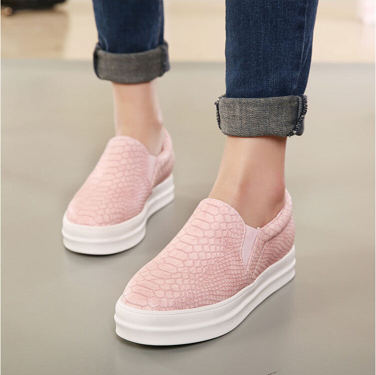 Women Loafers Casual Flats Heels Round Toe Black Pink Loafer Shoes Autumn Comfort Women Shoes-Dollar Bargains Online Shopping Australia
