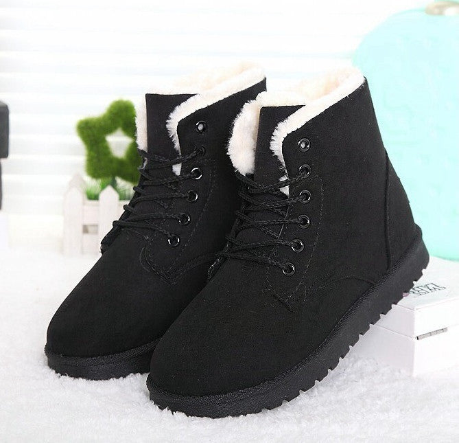 Women Boots Fashion Snow Botas Mujer Shoes Women Winter Boots Warm Fur Ankle Boots For Women Winter Shoes-Dollar Bargains Online Shopping Australia
