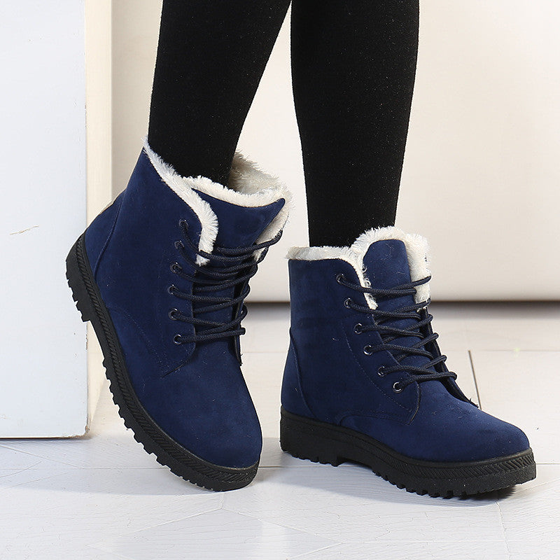Women Boots Fashion Snow Botas Mujer Shoes Women Winter Boots Warm Fur Ankle Boots For Women Winter Shoes-Dollar Bargains Online Shopping Australia