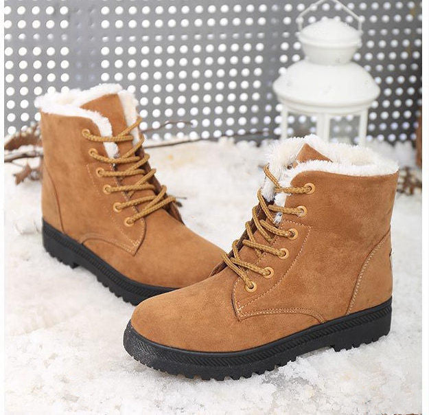 Women Boots Fashion Snow Botas Mujer Shoes Women Winter Boots Warm Fur Ankle Boots For Women Winter Shoes-Dollar Bargains Online Shopping Australia